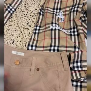 💯%❤️🫶🏻 authentic burberry shirt and pants ❤️🫶🏻